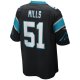 Men's Carolina Panthers Sam Mills Nike Black Game Retired Player Jersey