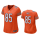 Women's Chicago Bears #85 Cole Kmet Orange Alternate Game NFL Jersey