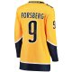 Women's Nashville Predators Filip Forsberg Fanatics Gold Breakaway Player Jersey