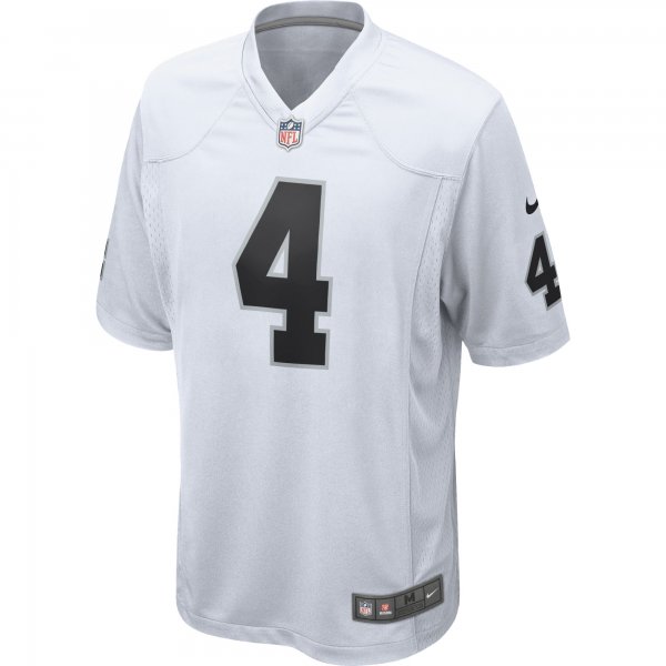 Mens Las Vegas Raiders Derek Carr Nike White Game Jersey