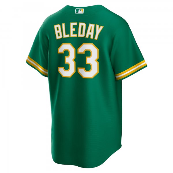 Men's Oakland Athletics JJ Bleday Nike Kelly Green Alternate Replica Jersey