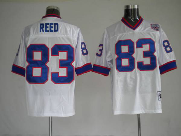 Mitchell And Ness Buffalo Bills #83 Andre Reed White Stitched Throwback NFL Jersey