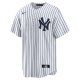 Men's New York Yankees Aaron Judge Nike White Home Replica Player Name Jersey