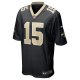 Men's New Orleans Saints Kawaan Baker Nike Black Game Player Jersey