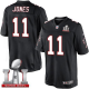 Nike Atlanta Falcons #11 Julio Jones Black Alternate Super Bowl LI 51 Men's Stitched NFL Limited Jersey