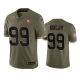 San Francisco 49ers Javon Kinlaw #99 Olive 2022 Salute To Service Limited Jersey