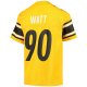 Youth Pittsburgh Steelers T.J. Watt Nike Gold Inverted Team Game Jersey