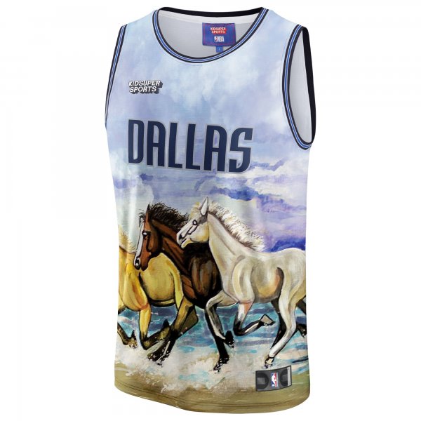 Unisex Dallas Mavericks NBA & KidSuper Studios by Fanatics Blue Hometown Jersey