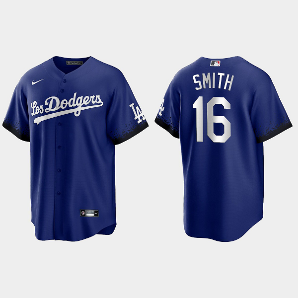 Los Angeles Dodgers Will Smith 2021 City Connect Replica Jersey - Royal