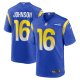 Men's Los Angeles Rams Tyler Johnson Nike  Royal Team Game Jersey