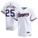 Men's Texas Rangers Jose Leclerc Nike White 2024 Gold Collection Limited Player Jersey