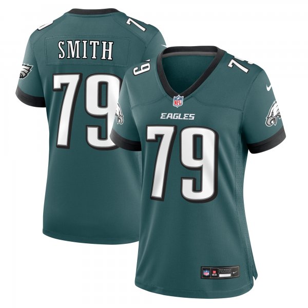 Women's Philadelphia Eagles Lecitus Smith Nike Midnight Green  Game Jersey