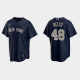 Men's New York Yankees #48 Anthony Rizzo Cool Base Alternate Navy Jersey