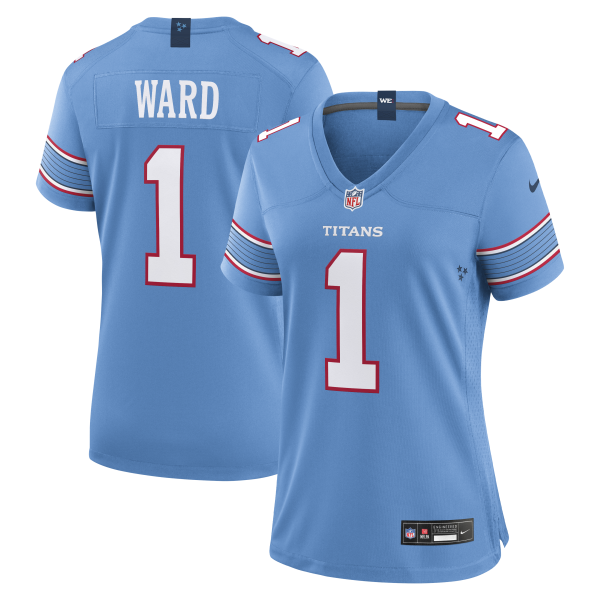 Women's Tennessee Titans Cameron Ward Nike Light Blue Game Jersey