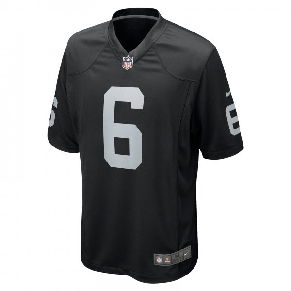 Men's Las Vegas Raiders AJ Cole Nike Black Game Jersey