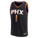 Men's Phoenix Suns Devin Booker Fanatics Black Fast Break Replica Player Jersey - Statement Edition