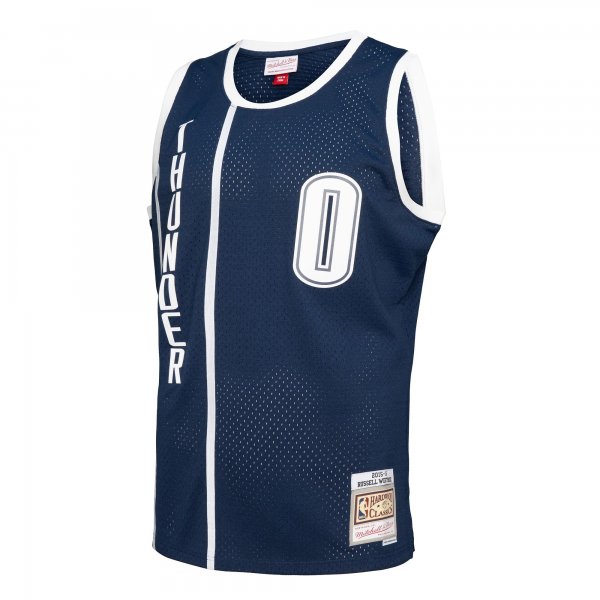 Men's Oklahoma City Thunder Russell Westbrook Mitchell & Ness Blue 2015/16 Swingman Jersey