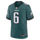 Men's Philadelphia Eagles DeVonta Smith Nike Midnight Green Team Game Jersey