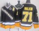 Pittsburgh Penguins #71 Evgeni Malkin Black/Yellow CCM Throwback 2017 Stanley Cup Finals Champions Stitched NHL Jersey