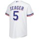 Youth Texas Rangers Corey Seager Nike White Home Replica Player Jersey