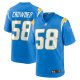 Men's Los Angeles Chargers Tae Crowder Nike Powder Blue Team Game Jersey