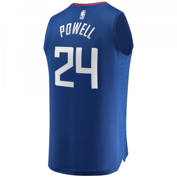 Men's LA Clippers Norman Powell Fanatics Royal Fast Break Replica Jersey - Icon Edition