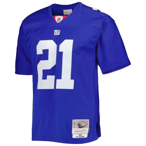 Men's New York Giants Tiki Barber Mitchell & Ness Royal Legacy Replica Jersey