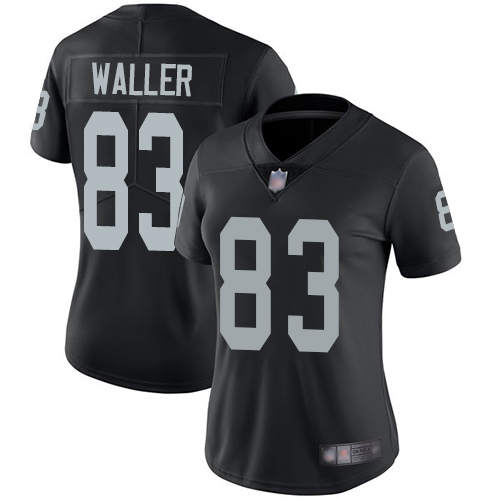 Women's Las Vegas Raiders #83 Darren Waller Black Team ColorStitched NFL Vapor Untouchable Limited Jersey