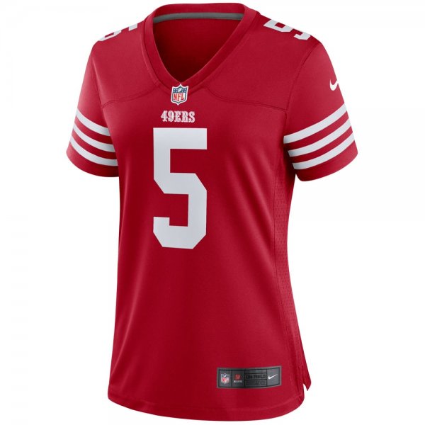 Women's San Francisco 49ers Trey Lance Nike Scarlet Player Jersey