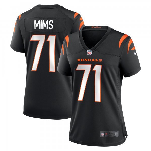 Women's Cincinnati Bengals Amarius Mims Nike  Black Game Jersey