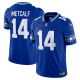 Men's Seattle Seahawks #14 DK Metcalf Nike Royal Throwback Vapor F.U.S.E. Limited Jersey