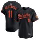Men's Baltimore Orioles #11 Jordan Westburg  Alternate Black Limited Jersey