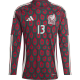 adidas Mens Mexico Guermillo Ochoa Home Long Sleeve Jersey 24/25 (Multicolor)