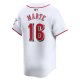 Men's Cincinnati Reds Noelvi Marte Nike White Home Limited Player Jersey