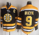 Boston Bruins #9 Johnny Bucyk Black/Yellow CCM Throwback New Stitched NHL Jersey