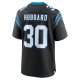 Men's Carolina Panthers Chuba Hubbard Nike Black Team Game Jersey