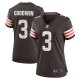 Women's Cleveland Browns Marquise Goodwin Nike Brown Game Jersey