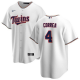 Men's Minnesota Twins #4 Carlos Correa Home White MLB Jersey