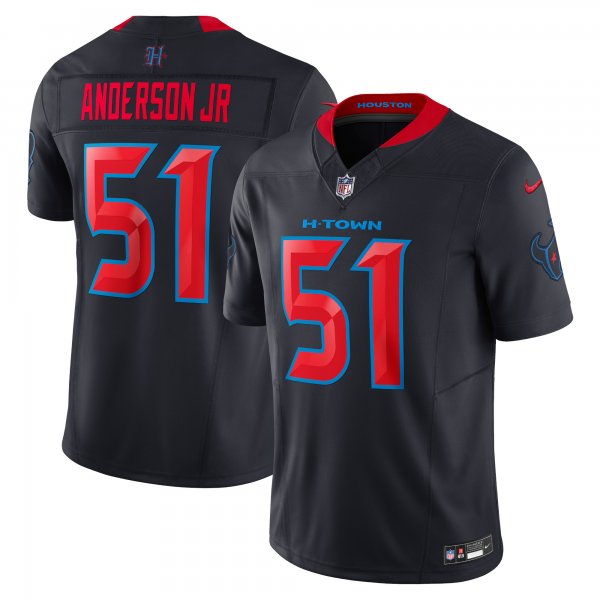 Men's Houston Texans Will Anderson Jr. Nike Navy 2nd Alternate Vapor F.U.S.E. Limited Jersey