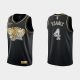 Men's Memphis Grizzlies 2022 Playoffs Steven Adams #4 Diamond Edition Retro Logo Black NBA Jersey