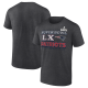 Men's New England Patriots  Charcoal Super Bowl LX Battle Prep T-Shirt