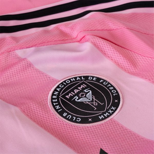 adidas Inter Miami CF Home Jersey 25/26 w/ MLS Patches + Sponsor (Easy Pink)