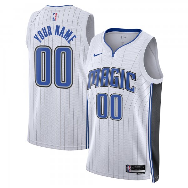 Unisex Orlando Magic Nike White Swingman Custom Jersey - Association Edition