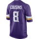 Youth Minnesota Vikings Kirk Cousins Nike Purple Game Jersey