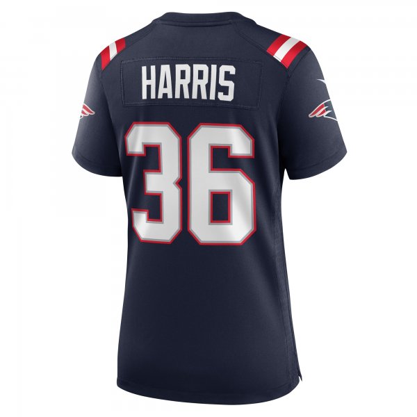 Women's New England Patriots Kevin Harris Nike Navy Game Player Jersey