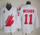 Olympic 1991 CA. #11 Mark Messier White CCM Throwback Stitched NHL Jersey