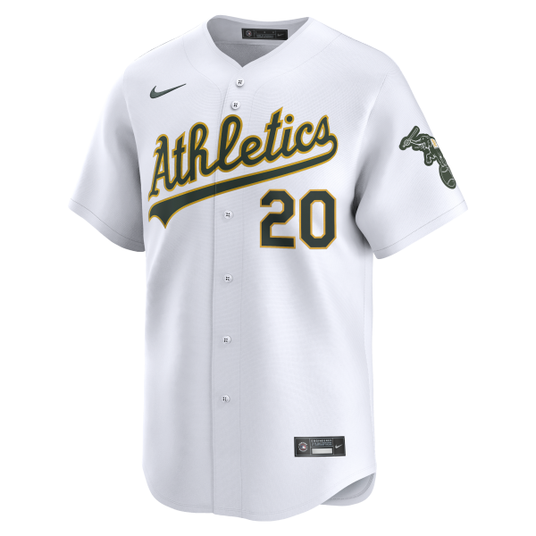 Youth Oakland Athletics Zack Gelof Nike White Home Limited Player Jersey