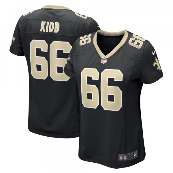 Women's New Orleans Saints Lewis Kidd Nike Black Game Player Jersey