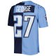 Men's Tennessee Titans Eddie George Mitchell & Ness Navy/Light Blue 1999 Split Legacy Replica Jersey