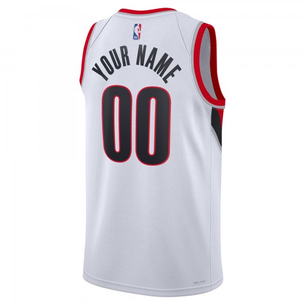 Unisex Portland Trail Blazers Nike White Swingman Custom Jersey - Association Edition